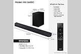 SAMSUNG HW-Q600C 3.1.2ch Soundbar w/Dolby Audio, Q-Symphony, Adaptive Sound, HDMI eARC, Game Mode Pro, Bluetooth, Acoustic Beam, Tap Sound