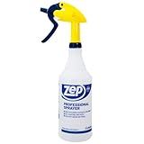 Zep Professional Sprayer Bottle - 32 oz (Case of 12) - HDPRO1 - Versatile Adjustable Nozzle Spray Bottles with a Fine Mist or Powerful Spray, Refillable for Diluted Concentrate