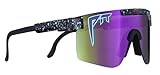 Pit Viper The Original Sunglasses Narrow Fit (The Midnight With Polarized Purple Lens)