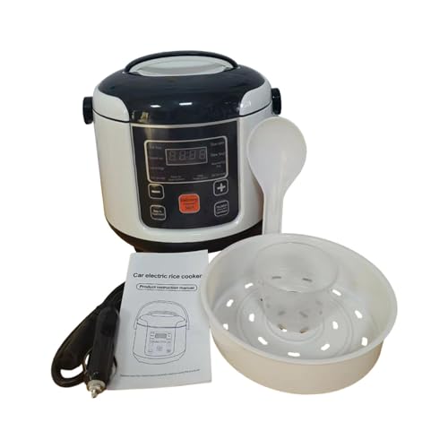 Electric Rice Cooker Travel Rice Cooker Automobile Portable Heating Lunch Box Multipurpose Soup Pot Electric Rice Cooker, 12V for Cars