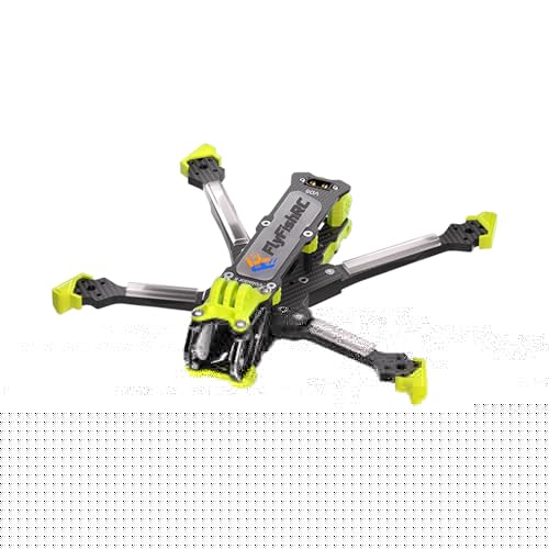 Volador II VD5 O4 Pro Air Unit Deadcat RC FPV Drone Racing Drone Quad T700 Carbon Fiber Quadcopter Frame Kit with 6mm Arm 5 Inch RC Hobbies Cinematic w/TPU Parts Yellow