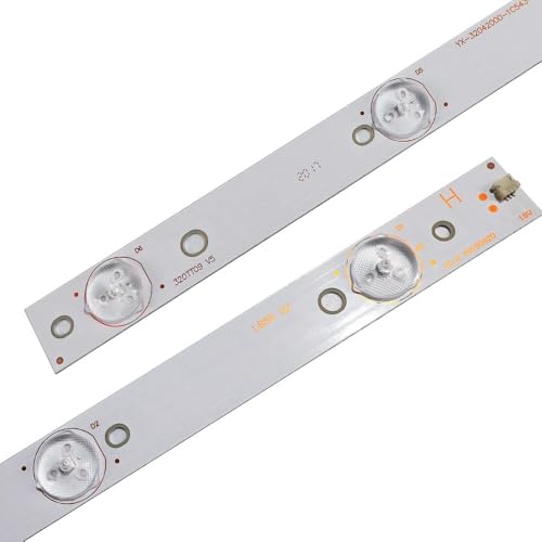MKGPLPVEZE LED Backlight 6lamp Compatible with Philips 32PHG4109/78 32PFL3088 32PFL3188T 32PFL3168T/60 320TT09 V4 V5 YX-32042010-3C553-0-9 Light bar