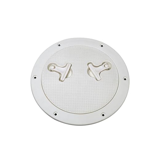 LUDVIK Boat Cabin Vents 10 Inch Deck Plate Corrosion Resistant Marine Access Boat Inspection Hatch Cover Plate for Marine Boating Water Sport Deck Plates