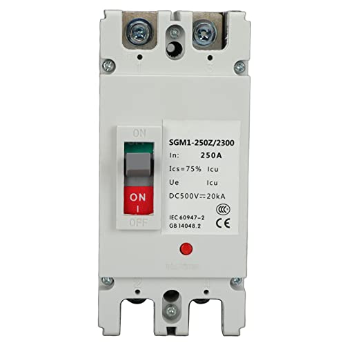 2P DC Circuit Breaker Switch MCCB Solar Master Switch Battery Switch Isolator 500V 250A