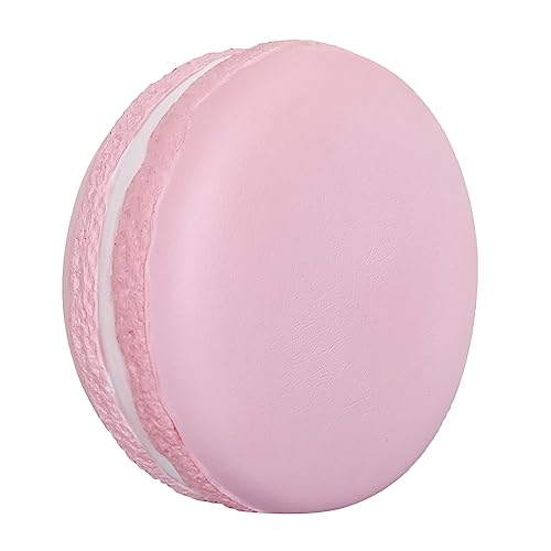 funnysquee Gaint Macaron Slow Rising Squishies,Jumbo Squishys Birthday Gift for Kids, Stress Relief Kawaii Squishie Toys (Pink)
