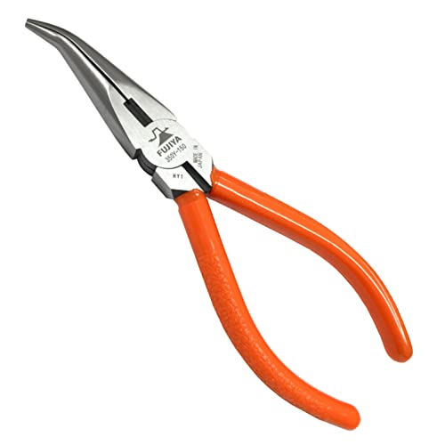 FUJIYA Tools, 350Y-150, Side Bent Long Nose Pliers, 6 Inch