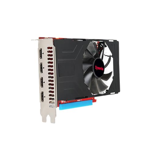 Xynsviu Radeon RX560 4G Graphics Card, with 4 HDMI 4 Monitor Graphics Card,Computer PC GPU GDDR5 128 Bit DirectX 12 PCI Express X16 3.0, 4 Port Video Cards (AMD RX560 4G 4HDMI)