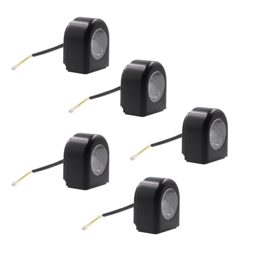 huiyany Scooter Lights 1/3/5PCS Front Lamp Electric Scooter Headlight Led Light Safty Warning Lights Compatible with Xiaomi Mijia M365/Pro Skateboard Accessories(5PC)