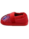 Spider-Man Toddler Boys Plush Aline Slippers (5-6 M US Toddler, Red)