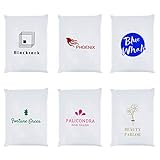 100 SALIFECO Custom Poly Mailers with Logo, Custom Packaging for Small Business, Self-Seal Shipping Bags for Clothing, Shipping Envelopes, Packaging Bags, Mailers Poly Bags (7.9x10in)