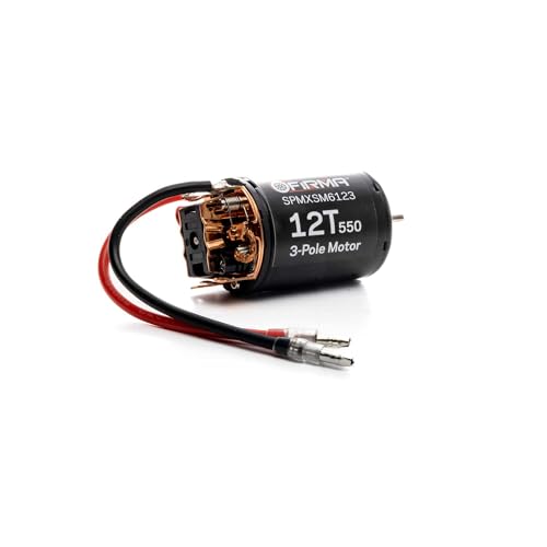 Spektrum Smart Firma 12T Rebuildable 550 3 Pole Brushed Motor, SPMXSM6123