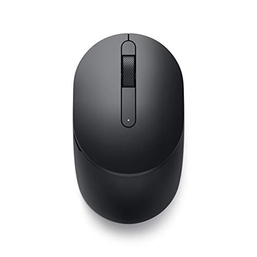Dell MS5120W Mobile Pro Wireless Mouse – Wireless 2.4GHz, Bluetooth 5.0, Microsoft Swift Pair/Dell Pair (Windows 10 & 11 only), Optical LED Sensor - Black