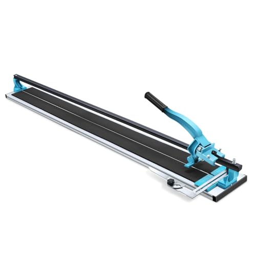 DNA MOTORING 48 Inch Manual Tile Cutter, Professional Porcelain Ceramic Tile Cutter, Professional Porcelain Slab Cutting Machine with Tungsten Carbide Cutting Wheel, TOOLS-00711