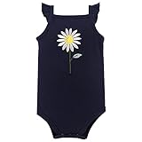 Hudson Baby Unisex Baby Cotton Sleeveless Bodysuits, Daisy, 18-24 Months