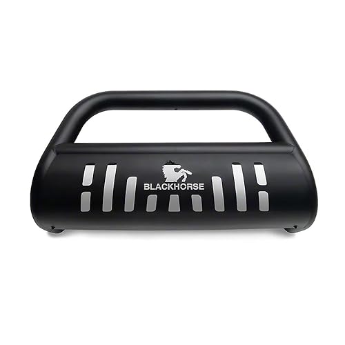 Black Horse Bull Bar Skid Plate Black Compatible with 2021-2023 Nissan Rogue-CBB-NIA902SP
