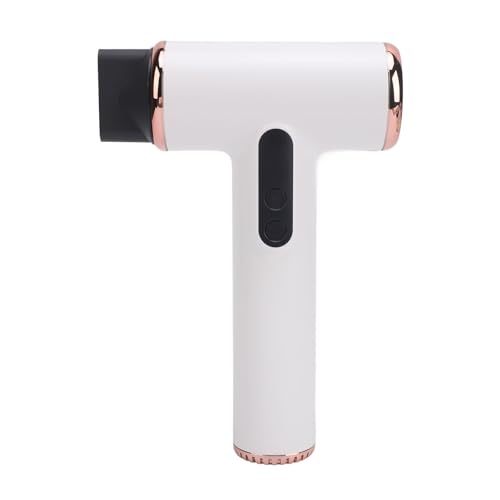 Cordless Hair Dryer, USB Rechargeable Portable Hair Dryer with 3 Adjustable Gears, Digital Display Screen, Haircare Nozzle, for Home School