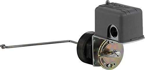 Telemecanique Sensors 9037 Closed-Tank Float Switch w/ Bushing for Power Circuit, Side Mount, NEMA 1, L Float Position, 90-Deg. Float Rod Angle w/ 7" Offset, Viton Packing, Contacts Close on Rise, No Float