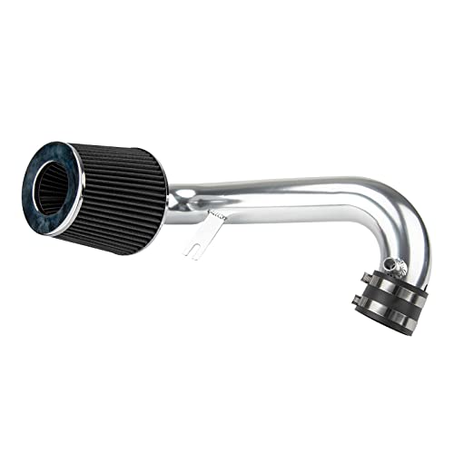 AUTOSITY Cold Air Intake Kit, Aluminum Polished Car Air Intake Pipe Kit for Civic 2001-2005 L4 1.7L, Black