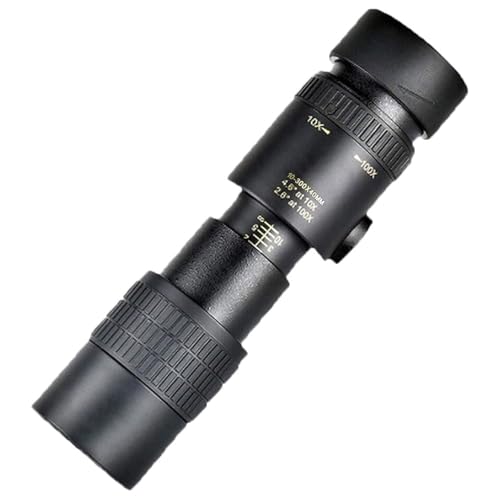 4K 10-300X40mm Telephoto Zoom Monocular Telescope Portable Waterproof Dusproof Shockproof Design Telescope Monocular for Adult Bird Watching Outdoor Hunting Travel Monocular Telescope