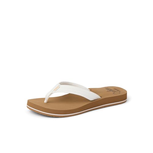 Reef Cushion Breeze Womens Flip Flop, Ultra Soft Cushion Footbed, Arch Support, Cloud, 8