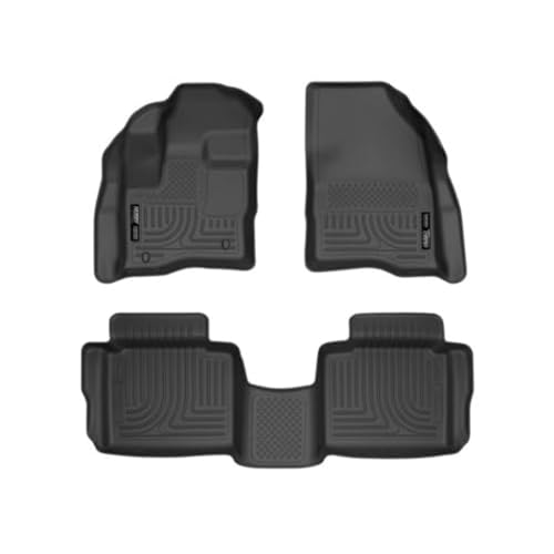 Husky Liners Weatherbeater Floor Mats | Fits 2010-2019 Ford Taurus | Front & 2nd Row, 3-pc Black - 98701