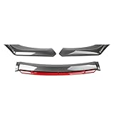 HDJGASJBKG Car Front Spoiler for Ford Flex 2008 2009 2010 2011 2012 2013 2014 2015 2016 2017 2018 2019, Bumper Lip Separator Protector Modified Accessory,Red