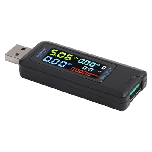 AugustknowU USB Cable Tester, USB C Power Meter USB Tester 4.5-36V 0-5A Voltmeter Ammeter Digital Tester Measuring Device(A)