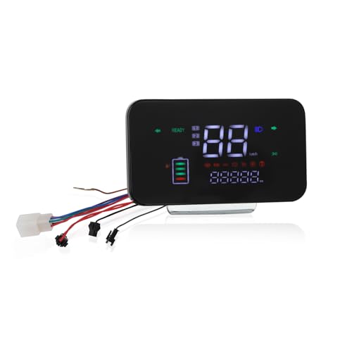 Minho 48V-72V Display Control Panel Digital Speedometer for Electric Scooter Bicycle E-Bike,Square Instrument