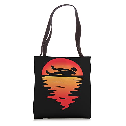 Swimming Hobby Sports Vintage Swim Swimmer Tote Bag