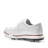 Cole Haan Men's ORIGINALGRAND Tour Golf Waterproof Oxford, Optic White/Natural/Optic White, 9.5