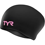 TYR mens - Adult Swim Cap, Black, 0 US