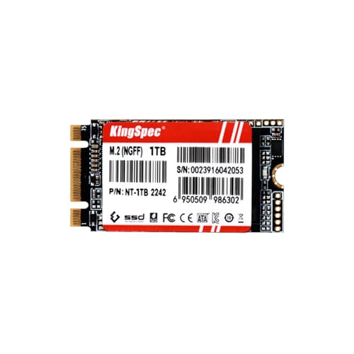 KingSpec NT Seriese 1TB M.2 2242 SATA SSD,Sata3 6Gb/s Internal Solid State Drive, for Ultrabook & Laptop & Desktop