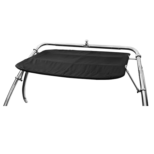 FASWORX Universal Boat Bimini Top Mounts on Wakeboard Tower, 600D Bimini Top Canvas, Frame, & Clamps, Universal Boat Canopy for Most 2-2.5” Wake Towers on Bass Boats, Jon Boats, Pontoons & More