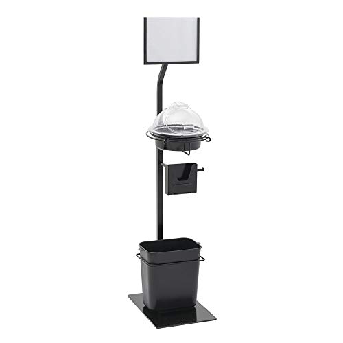 HUBERT InfoTaste Deluxe Sample Stand - 12"L x 17 3/4"W x 55 3/4"H