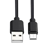 Smays USB C Cable Bulk, 6ft 10-Pack Type C Phone Charger Cord Black