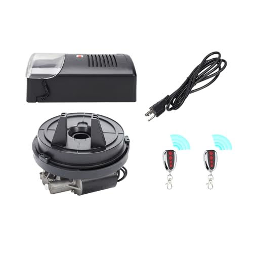 Electric Garage Roller, Electric Garage Roller Remote Door Opener, Electric Rolling Shutter Roller Remote 250N Force 2 Remotes + Control Box