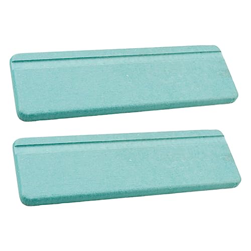 PRETYZOOM 2pcs Diatomite Non-Slip Washbasin Cup Mats Quick-Drying Bathroom Cushions for Toothbrushes and Soap Holders Green Drain Pads for Use