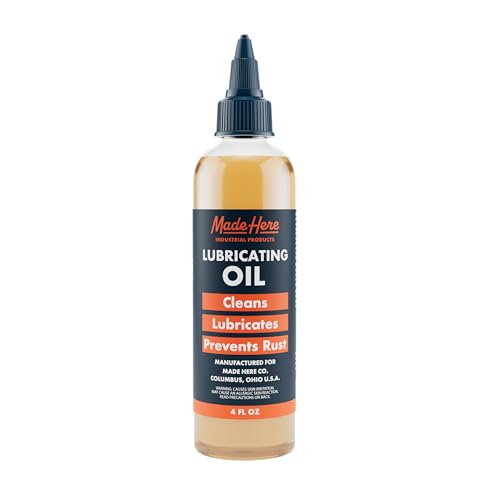 Made Here Co. Multi-use Lubricating Penetrant Oil - High-Performance, Rust Prevention, Non-Toxic Formula, 4oz - Ideal for Home, Automotive, and Industrial Use