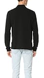 Lacoste Mens Classic Long Sleeve Pique Polo Shirt, Black, Large US