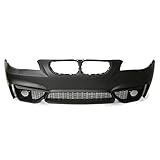 PENSUN M4 Style Front Bumper W/O PDC holes With Fog Lights Front Lip Fit for 2004-2010 BMW 5 Series E60 E61