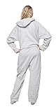 Forever Lazy Heavyweight Adult Onesie - Drift Away Gray - XL