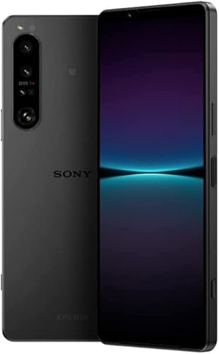 Sony Xperia 1 IV XQ-CT72 5G Dual 256GB 12GB RAM Factory Unlocked (GSM Only | No CDMA - not Compatible with Verizon/Sprint) GSM Global Model, Mobile Cell Phone – Black