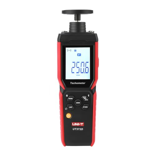 UNI-T Uni-Trend UT372D Tachometer Digital RPM Meter 2 in 1 Laser Non-Contact & Contact Tachometer Professional Rotational Speed Meter