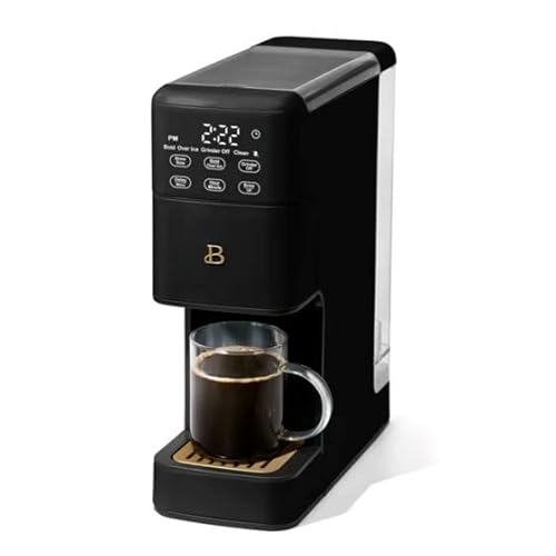 Perfect B.eautiful Grind™ Programmable Single Serve Coffee Maker, Black Sesame by Drew Barrymore