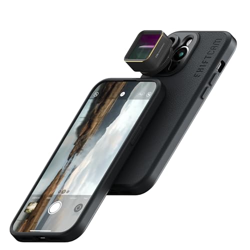 Shiftcam | LensUltra 1.33x Anamorphic Lens - 1.33x Magnification, 113° Angle - Transform Mobile Footage, Captivating Widescreen Ratio, Cinematic Lens Flare, Surreal Perspectives, Premium Design