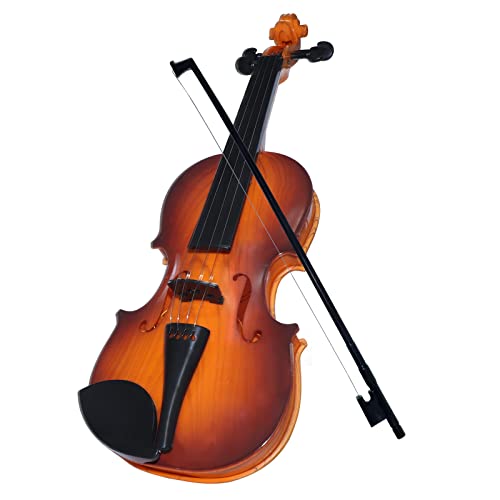 JING SHOW BUSSINESS 16 Inch Violin Toy for Kids, 4 Strings Violin Toys Musical Instruments for Children,Multifunctional Portable Electronic Instrument