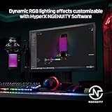 HyperX QuadCast S – RGB USB Condenser Microphone for PC, PS4, PS5 and Mac, Anti-Vibration Shock Mount, 4 Polar Patterns, Pop Filter, Gain Control, Gaming, Streaming, Podcasts, Twitch, YouTube, Discord