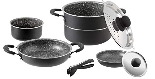 Brunner Camping Aluminium Cookware and Tableware Set Pirate 7+1 Ø 20 cm
