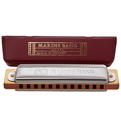 364 24 Marine Band 12 Hole Harmonica, Key of C