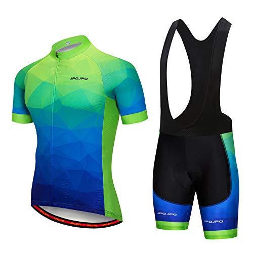 Hotlion Men's Cycling Jersey Set Summer Cycling Clothing Suit Pro Team Bike Clothes Road Biking Outfits Bicycle Kit for Men